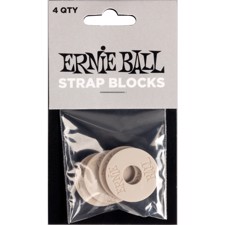 Ernie Ball EB-5625 Strap Blocks (4 stk.) Grå