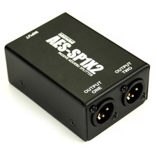 Whirlwind AES-SP1X2 - The Whirlwind AES Splitter 1x2 is a passive unit that delivers two identical AES/EBU signals from a single stream.