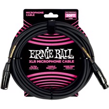 Ernie Ball 6388 Microphone Cable 6M, Black