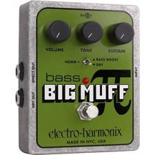 Electro Harmonix Bass Big Muff - Built like a tank and looks like a tank.