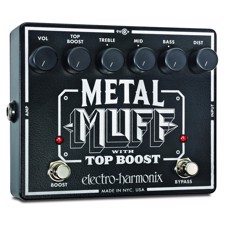 Electro Harmonix Metal Muff with Top Boost - Electro Harmonix brugte måneder med at finde det, som de kalder den bedste Heavy Metal-pedal nogensinde og de holder hvad de lover.