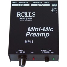 Rolls MP13 - Forforstærker til mikrofon.