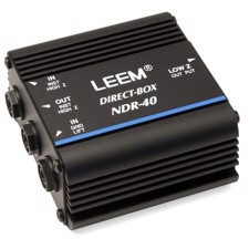 Leem NDR-40, Passiv DI-box 2 x jack in, 1 x XLR out