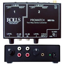Rolls MB-15b ProMatch, Stereo Direct box
