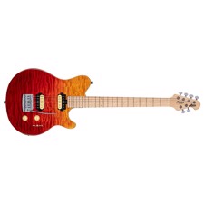 Sterling By Music Man Axis AX3QM, Spectrum Red