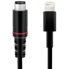 IK Multimedia Lightning to Mini-DIN Cable with Charging