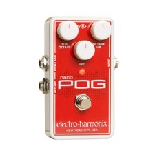 Electro Harmonix Nano POG - The smallest member of the polyphonic POG clan provides impeccable tracking and sound