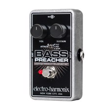 Electro Harmonix Bass Preacher - Bass Compressor/Sustainer with just a lightly compressed sound to fully "squashed".