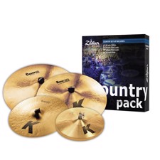 Zildjian K0801C Country Pack - The country pack features the legendary K Zildjian cymbals.