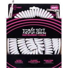 Ernie Ball EB-6045 Coil Cable - Super high end coil cable. White