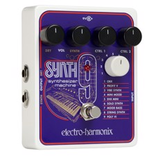 Electro Harmonix SYNTH-9 Synthesizer Machine - Transforms the tone of your guitar to vintage synthesizer sounds.