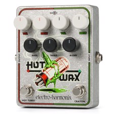 EH Hot Wax Dual Overdrive - The Hot Wax fuses EHX Hot Tubes and Crayon pedals into one powerful dual-overdrive