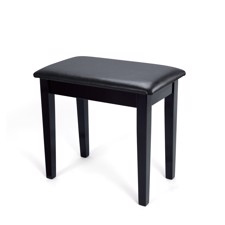 Profile HY-PJ008-BK Piano Bench - Affordable piano bench with storage under the seat in black finish.