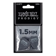 Ernie Ball EB-9199 1.5mm Black Standard Prodigy Picks 6-pack - High Performance Guitar Pick