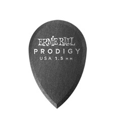 Ernie Ball EB-9330 Prodigy Picks - Black Prodigy Picks. 1.5mm Teardrop shape, 6-pack.