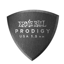 Ernie Ball EB-9331 Prodigy Picks - Black Prodigy Picks. 1.5mm Shield shape, 6-pack.