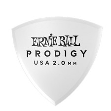 Ernie Ball EB-9337 Prodigy Picks - White Prodigy Picks. 2.0mm Shield shape, 6-pack.