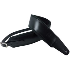 Profile FPB01 Pro Italian Leather Guitar Strap Black