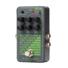 Electro Harmonix Mainframe Bit Crusher - Buzz. Beep and bloop. We’re high on the lo-fi sounds of “old-school” games, toys and terminals and the Mainframe Bit Crusher takes us back to when Pac Man & Do