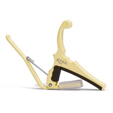 Kyser KGEFA, Olympic White - Capo for electric guitar in classic Fender colors.