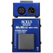 ROLLS MM11-PRO - Switchable Mic Mute/Talk Professional Microphone Switch