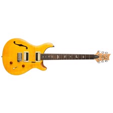 PRS SE Custom 22 Semi-Hollow body, Santana Yellow - Semi-Hollow electric guitar with massive resonance and timeless grace.