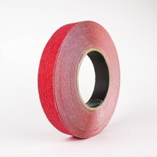 Skridsikkert Tape - Rød. 25 mm x 15 m.
