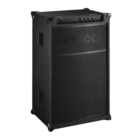 Skyrock. Trådløs Bluetooth højttaler på batteri. 15" bas. 129 dB lydtryk