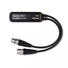 ProCab Dante AVIO AES3 IO 2x2 Dante AES/EBU adapter