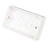 Cloud vægboks1 gang underlag 25 mm dyb Hvid