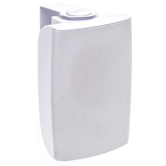 Cloud Væghøjttaler 2-vejs m/beslag IP55, 100 V 16 Ohm Hvid