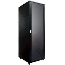 Caymon 19 rackskab 800mm dyb, 42 unit m/låge og lås