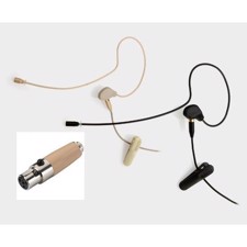 JTS single ear headset mikrofon Omni 4P mini XLR stik Sort