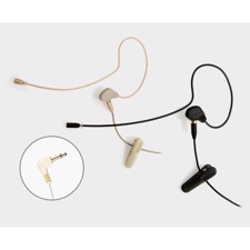 JTS single ear headset mikrofon Omni m/minijack stik, Beige