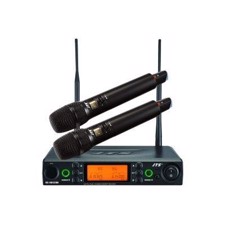 JTS Trådløs mikrofonsæt med 2 håndholdte - Frekv 823-865 MHz
