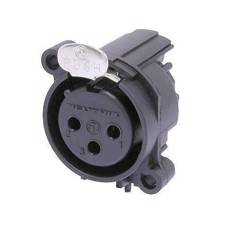 XLR chassis fatning for H-pcb