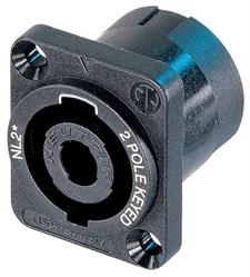 Neutrik SpeakON han chassis stik - NL2MP