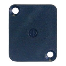 Neutrik dækplade, til 24mm hul, sort - DBA-1/SW