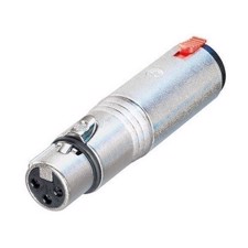 Adaptor XLR-hun til stereo jack hun