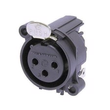 XLR chassis fatning for H-pcb