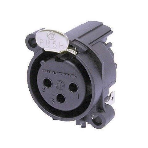 XLR chassis fatning for H-pcb