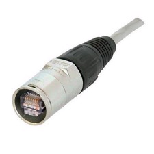 RJ45 etherCON kabelhus for kabel m. stik monteret