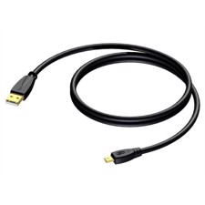 ProCab USB A > USB mini A kabel 3 meter