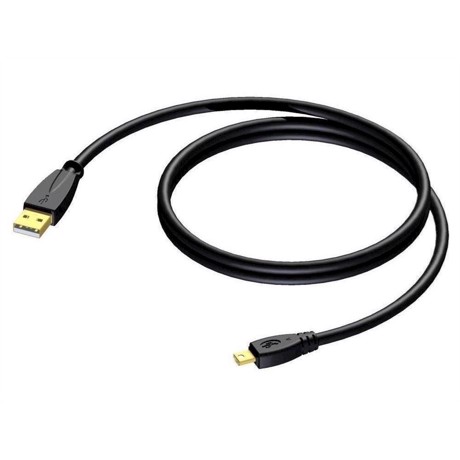 ProCab USB A > USB mini A kabel 5 meter