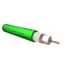 ProCab Video coax kabel 75 Ohm 7 mm grøn, rulle 100 m