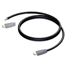 ProCab HDMI kabel, 1 ende u/stik 4 meter