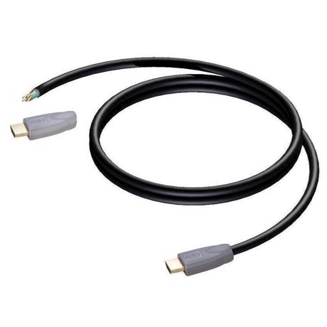 ProCab HDMI kabel, 1 ende u/stik 6 meter