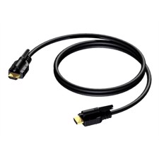 ProCab HDMI > HDMI Digital Video kabel dobbelt lås 1 me