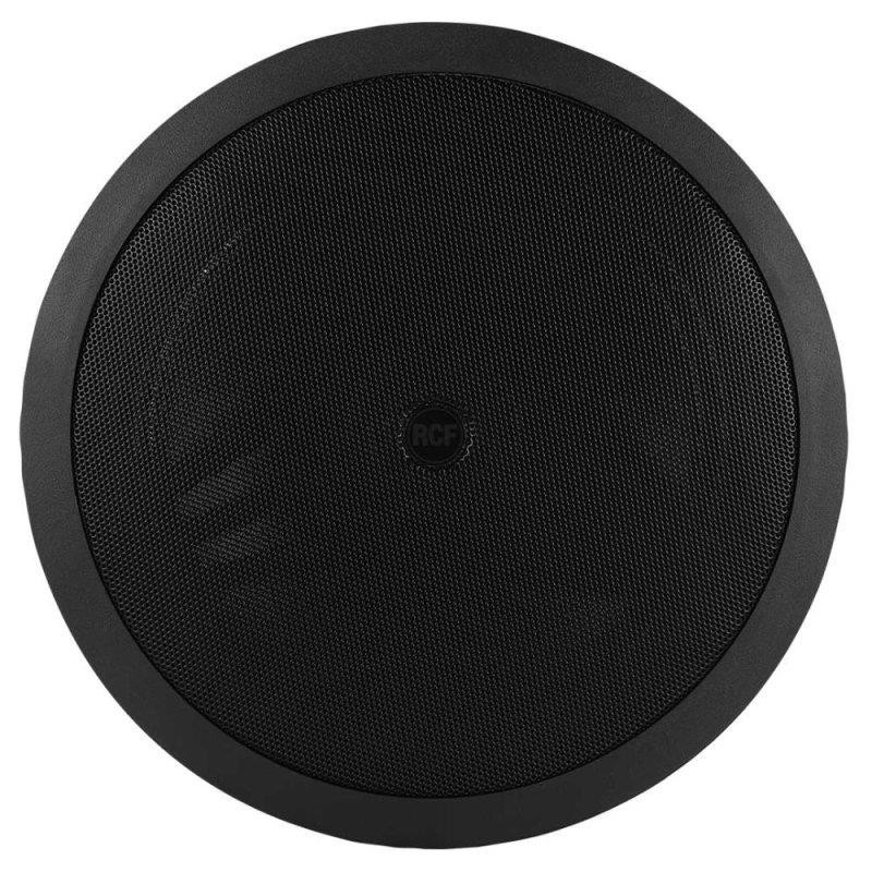 RCF indbygningshøjttaler PL8X 8" coax 100V, Sort, 20W, IP44