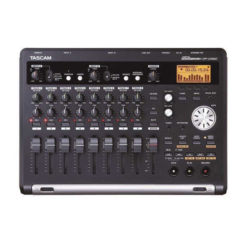 Tascam DP-03SD Digital 8 track recorder